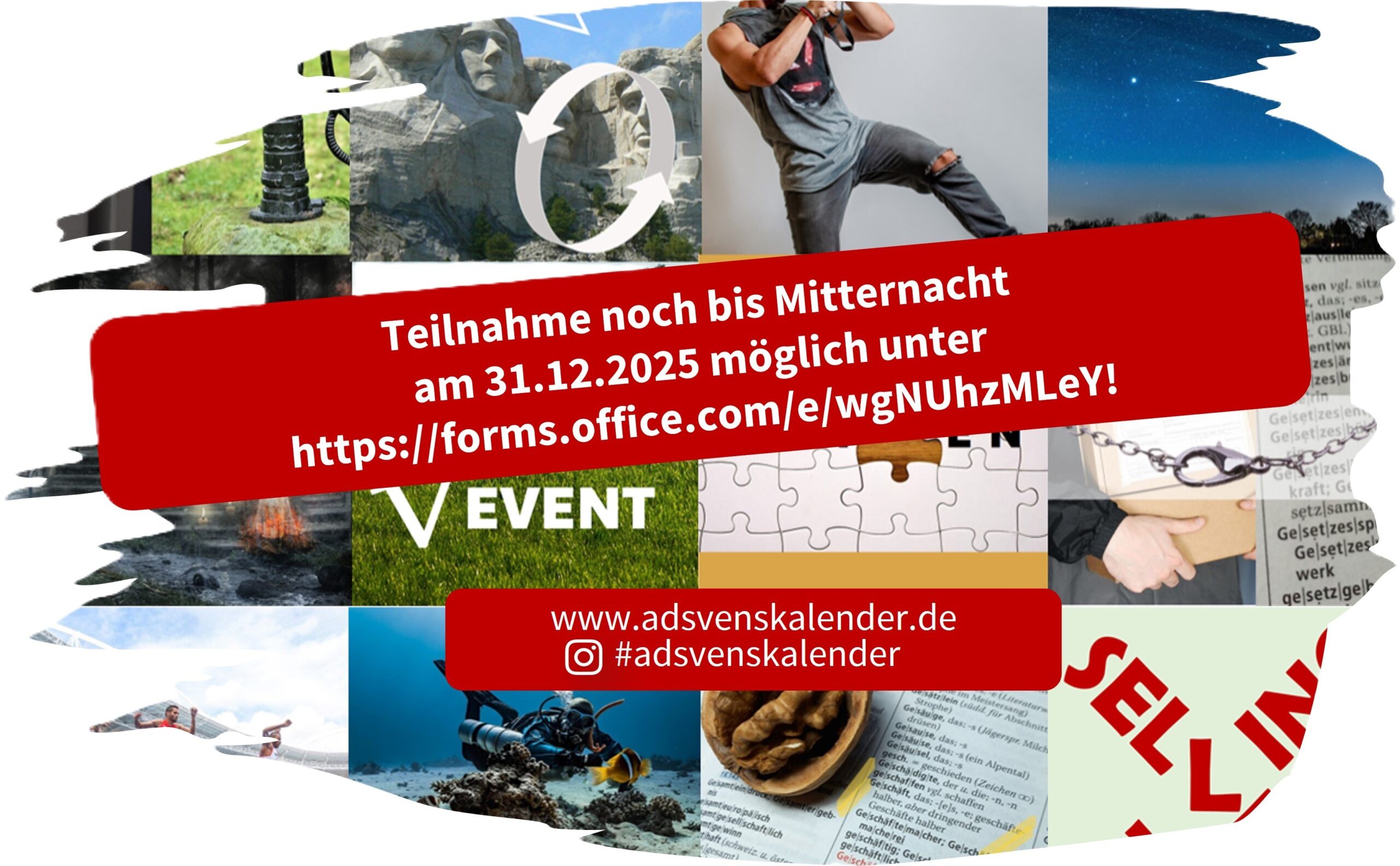 Collage mit Link zum Teilnahmeformular